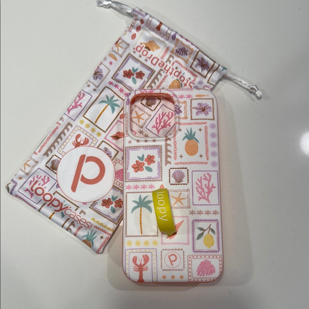 Loopy Case Vibrant Orange Phone Case with Pouch